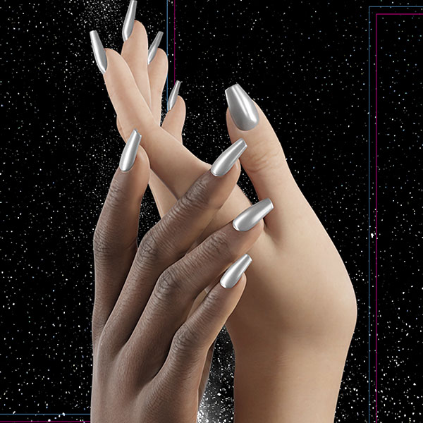 Unhas metálicas: veja a nova coleção