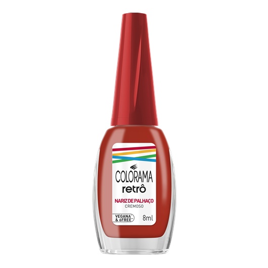 Imagem Esmalte Nariz de Palhaço | Packshot | Retrô | Colorama