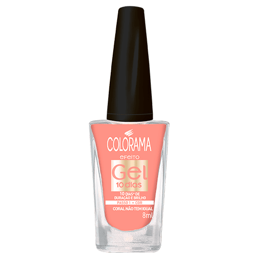 Esmalte Colorama Efeito Gel Coral Não Tem Igual
