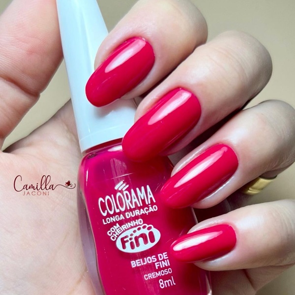 Cores de esmalte: invista no esmalte rosa
