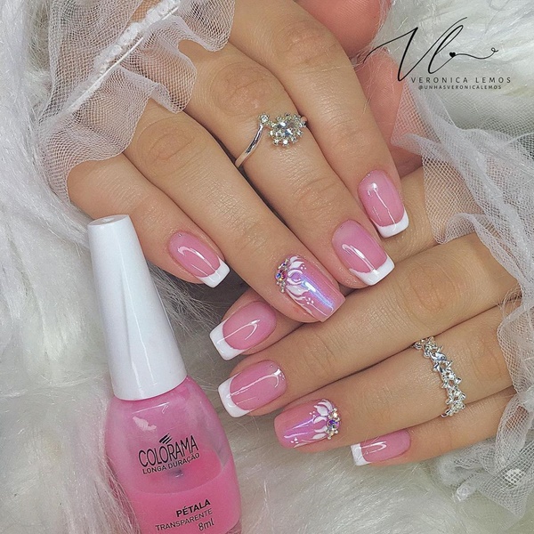 Unhas floridas
