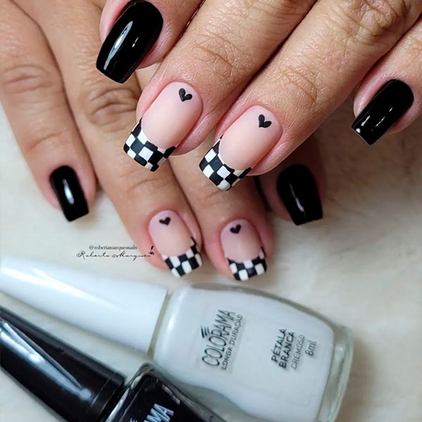 Veja opções de unhas francesinhas decoradas | Colorama
