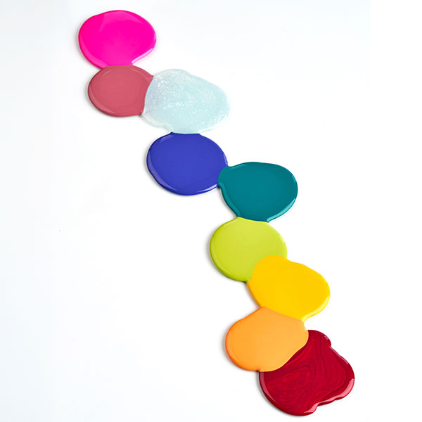 Cores dos esmaltes Divertida-mente