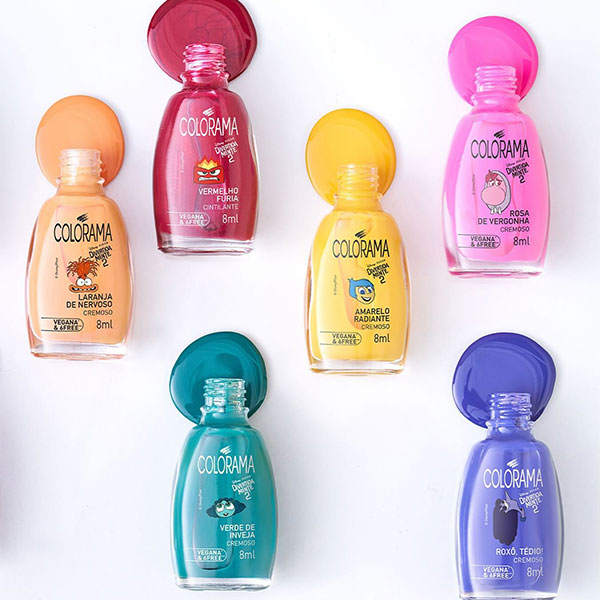 Esmaltes para unhas francesinha colorida
