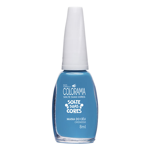 Tom de azul intermediário para fazer unhas olho grego