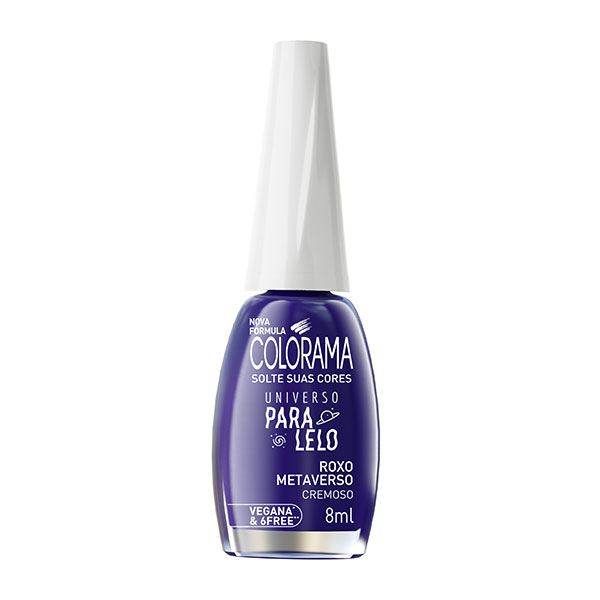 Tom de roxo azulado para fazer unhas olho grego