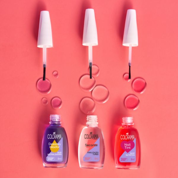 Coleção Salva Unhas mostrando todos os produtos.