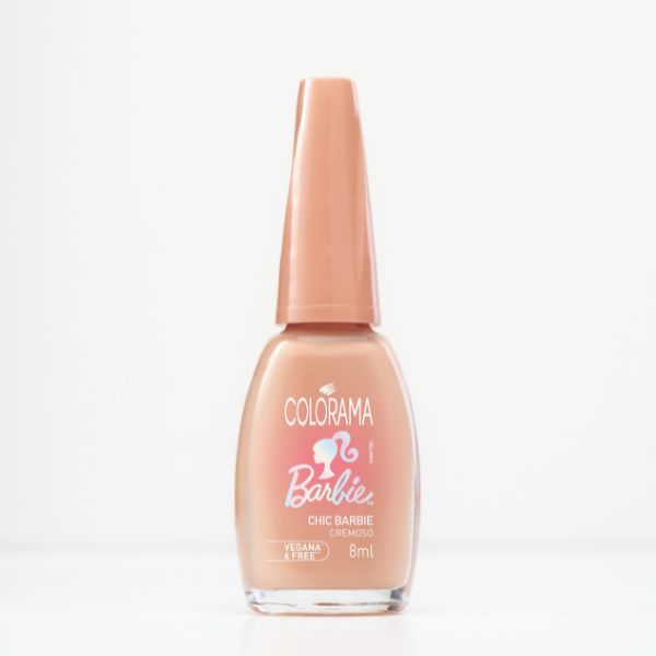Foto de esmalte Chic Barbie em um fundo branco.