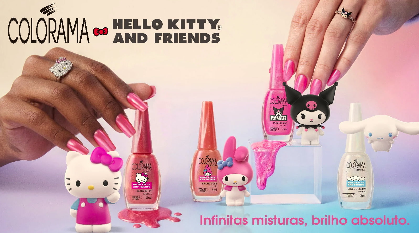 Coleção Hello Kitty Colorama: conheça o pó cromado que virou febre