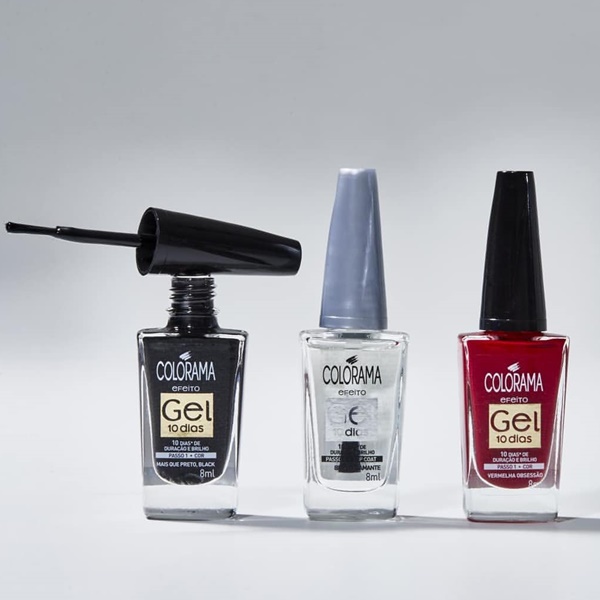 Conheça o Top Coat e os esmaltes da Colorama