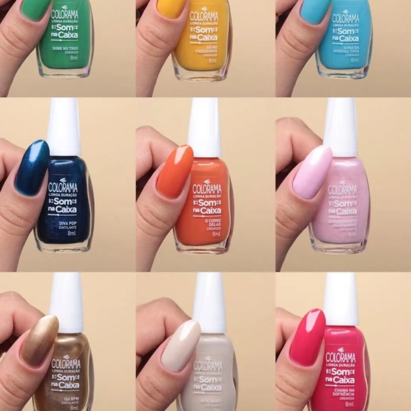 Som na Caixa: conheça a nova coleção de esmalte Colorama