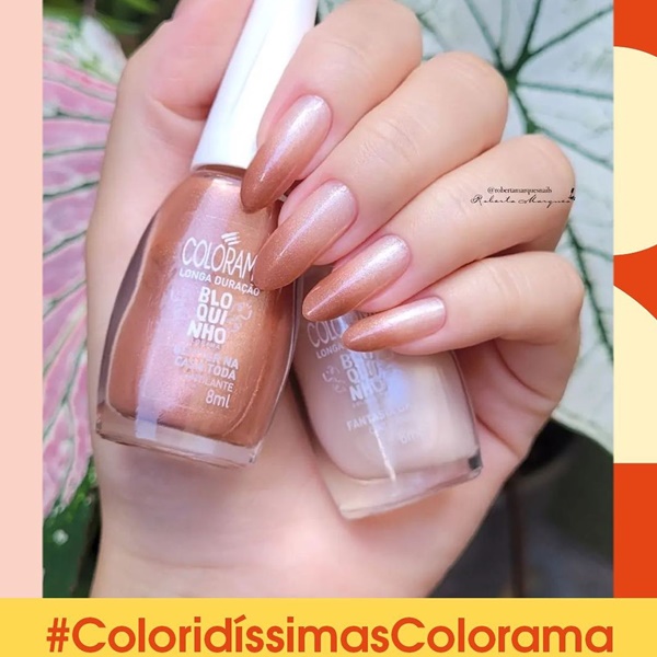 Como combinar o esmalte cintilante nas unhas decoradas?