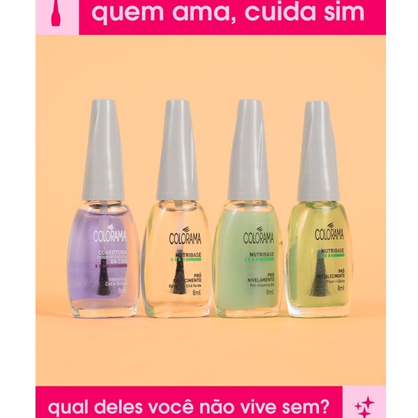 O uso do top coat da Colorama na esmaltação