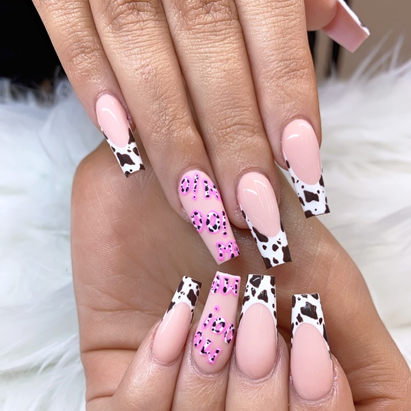 Unhas de vaquinha como francesinha