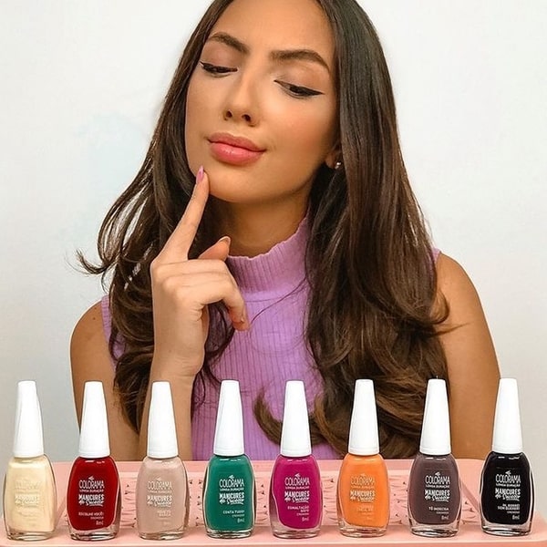 Opções de unhas decoradas simples