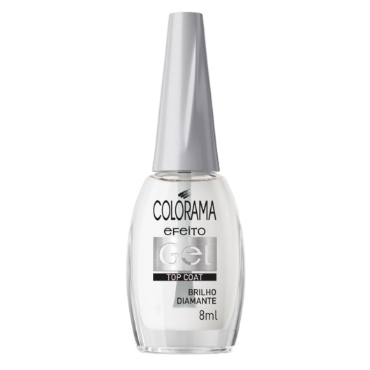 Esmalte Colorama: Veja a cor do esmalteefeito gel top coat gel