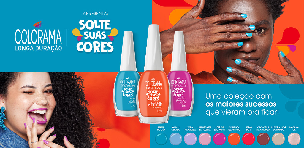 Colorama: Nova coleção Solte suas cores