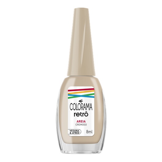 Imagem Esmalte Areia | Packshot | Retrô | Colorama