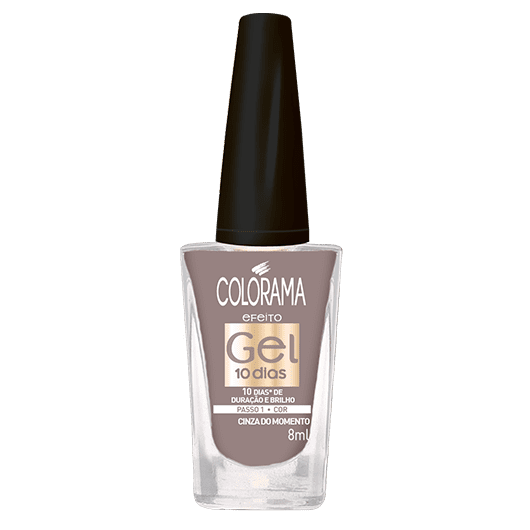 Esmalte Colorama Efeito Gel Cinza do Momento