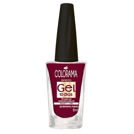 Esmalte Colorama Efeito Gel De Repente, Paixão
