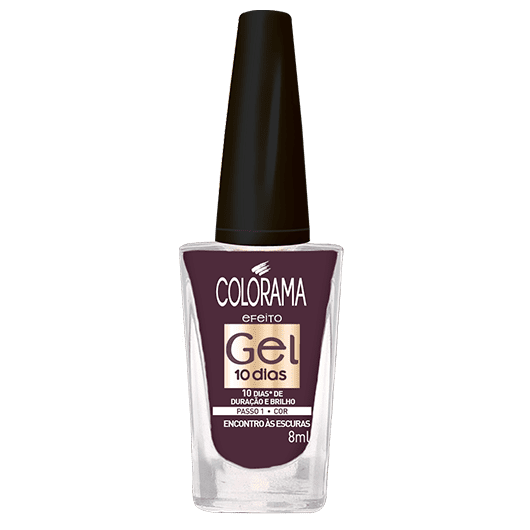 Esmalte Colorama Efeito Gel Encontro as Escuras