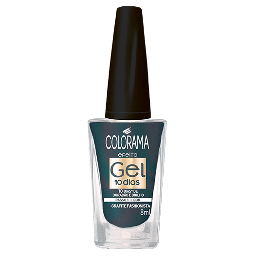 Esmalte Colorama Efeito Gel Grafite Fashionista