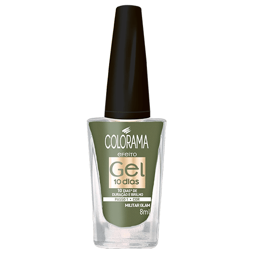 Esmalte Colorama Efeito Gel Militar Glam